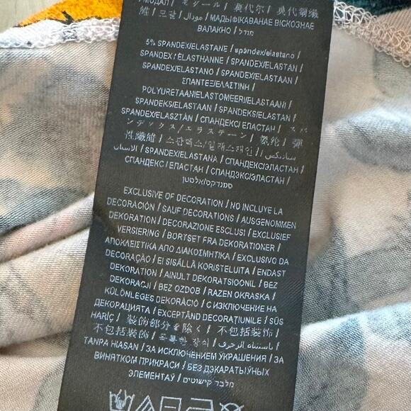 Guess Boho Floral Print Off the Shoulder Top Small - Picture 5 of 9